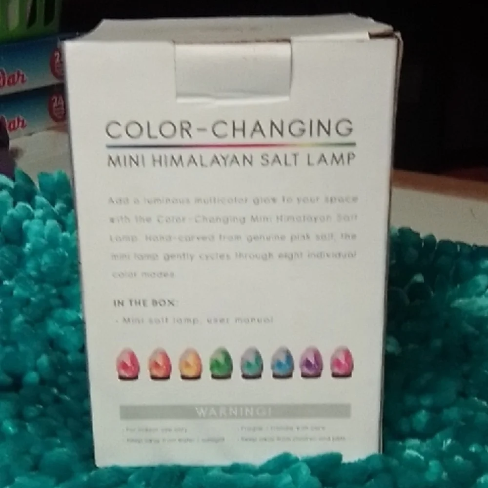 Color-Changing Mini Himalayan Salt Lamp - Picture 3 of 3